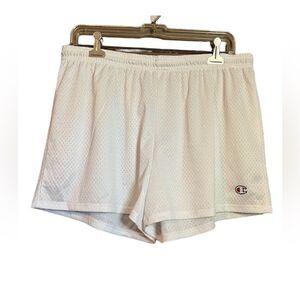 3 for $30! Champion white mesh shorts (lined)